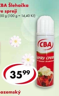 CBA Šlehačka ve spreji
