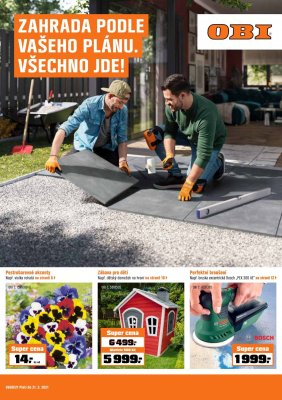 akční leták OBI 10.3.2021-21.3.2021