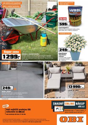 akční leták OBI 10.3.2021-21.3.2021