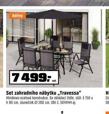 Set zahradního nábytku Travessa