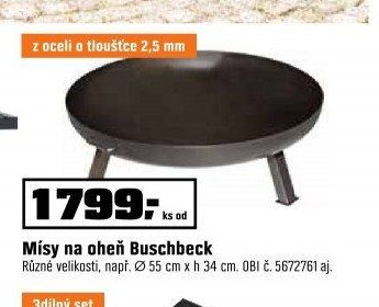 Mísy na oheň Buschbeck