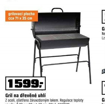 Gril na dřevěné uhlí