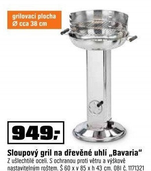Gril sloupový Bavaria Activa
