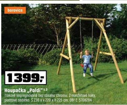 Houpačka s konstrukcí