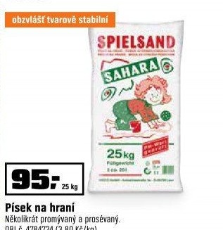 Písek do pískoviště