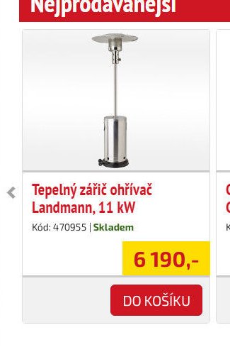 Tepelný zářič ohřívač Landmann - UNI HOBBY akcniletaky.com