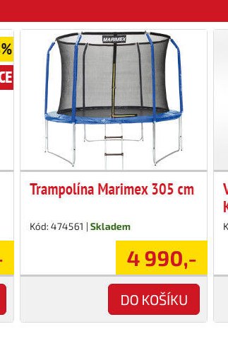 Trampolína Marimex 305 cm - UNI HOBBY akcniletaky.com
