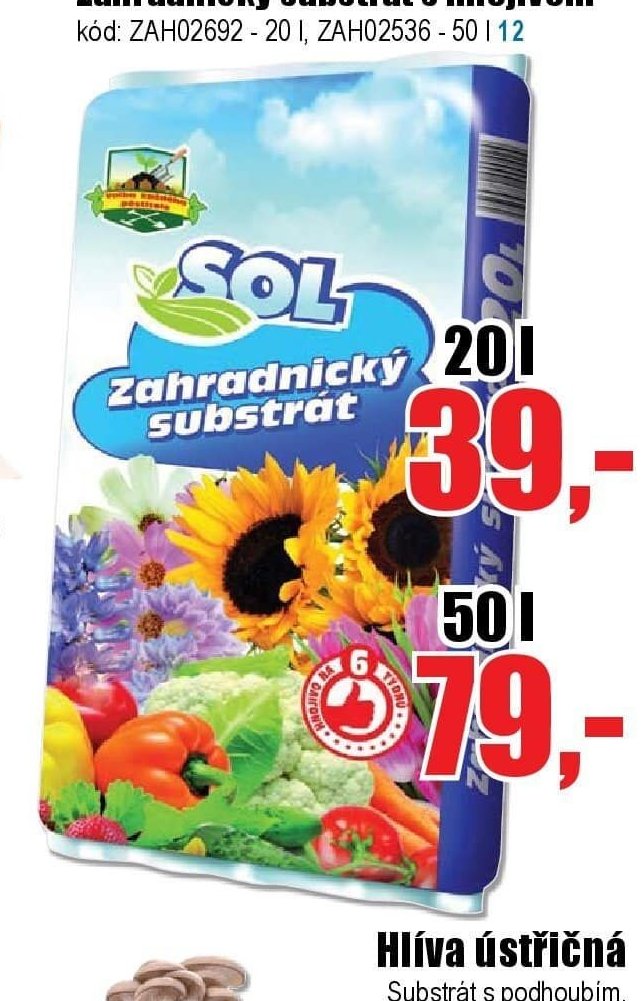Zahradnický substrát 20 l