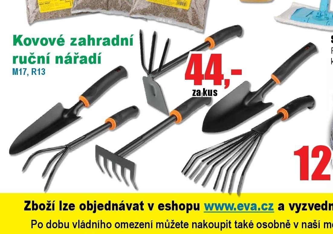 Kovové zahradní ruční nářadí