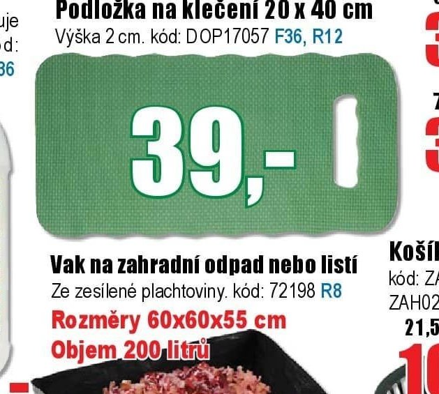 Podložka na klečení