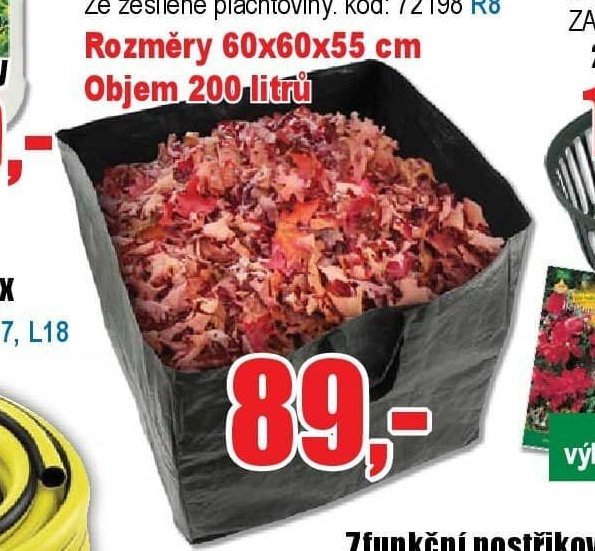 Vak na zahradní odpad