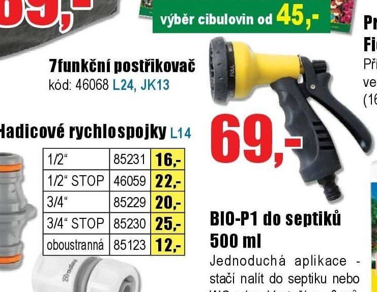 7funkční postřikovač