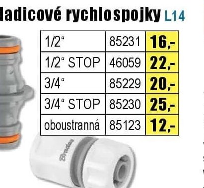 Hadicové rychlospojky
