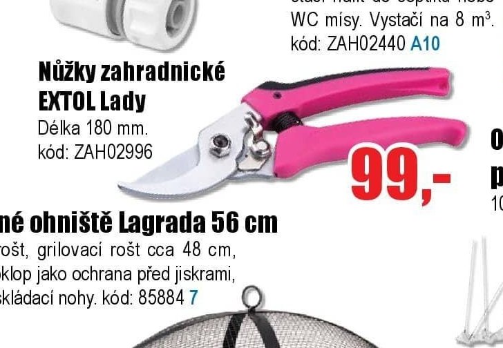 Nůžky zahradnické EXTOL Lady