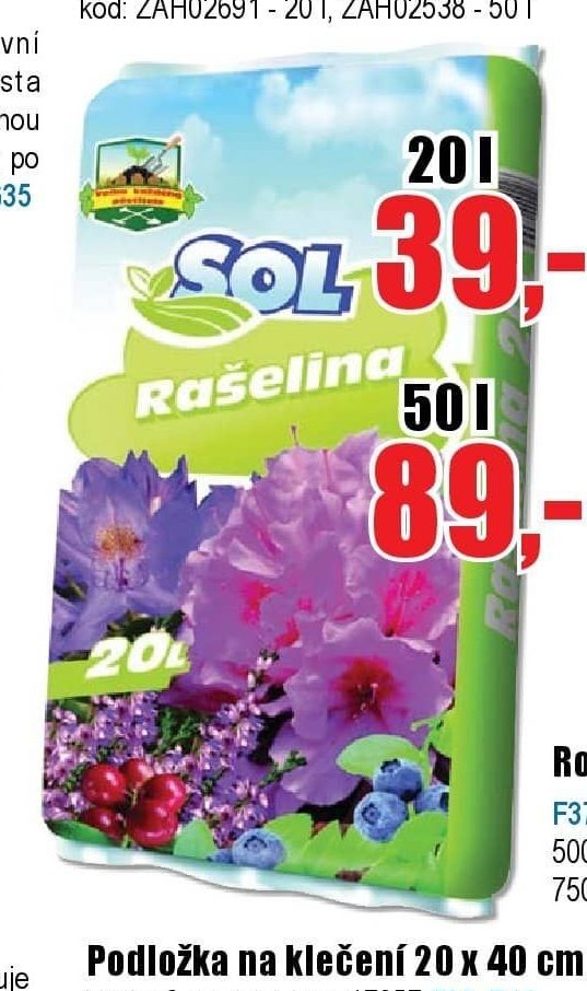 Rašelina 20l