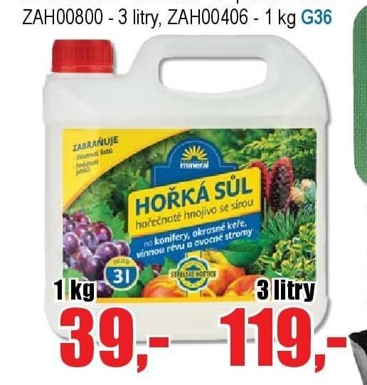 Sůl hořká Forestina 1 kg
