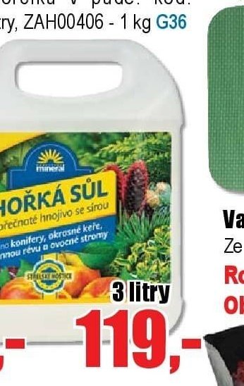 Sůl hořká Forestina 3 litry