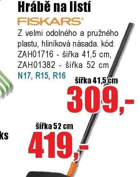 Hrábě na listí FISKARS