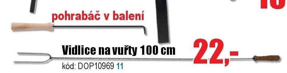 Vidlice na vuřty 100 cm
