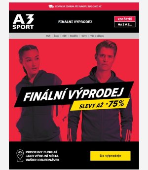 akční leták A3 SPORT 10.3.2021-19.3.2021