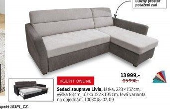 Sedací souprava Livia - ASKO akcniletaky.com