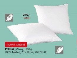 Polštář péřový - ASKO akcniletaky.com