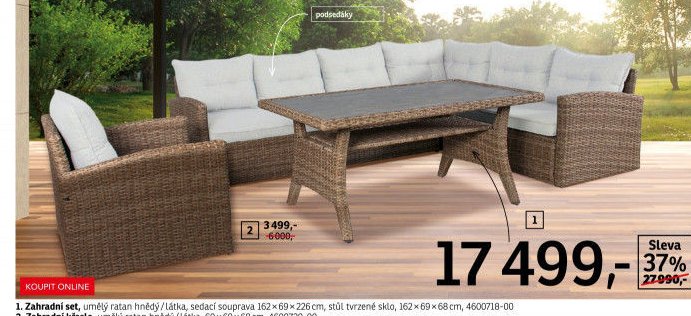 Zahradní set a zahradní křeslo - ASKO akcniletaky.com