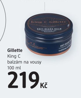 Gillette King C balzám na vousy