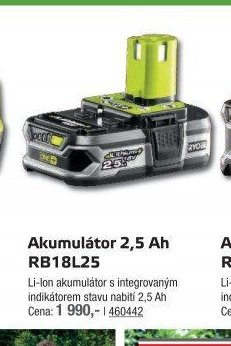 Akumulátor 2,5 Ah RB18L25