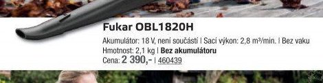 Fukar OBL1820H - UNI HOBBY akcniletaky.com