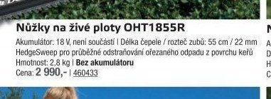 Nůžky na živé ploty OHT1855R - UNI HOBBY akcniletaky.com