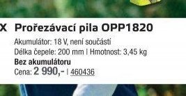 Prořezávací pila OPP1820 - UNI HOBBY akcniletaky.com