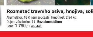 Rozmetač travního osiva, hnojiva, soli OSS1800 - UNI HOBBY akcniletaky.com