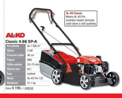 AL-KO Classic 4.66 SP-A - UNI HOBBY akcniletaky.com