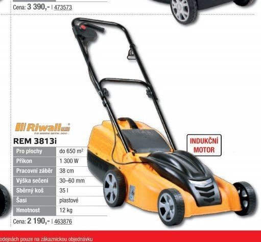 Riwall REM 3813i - UNI HOBBY akcniletaky.com
