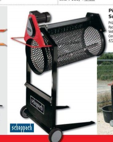 Přesívač sypkých materiálů Scheppach RS400 - UNI HOBBY akcniletaky.com