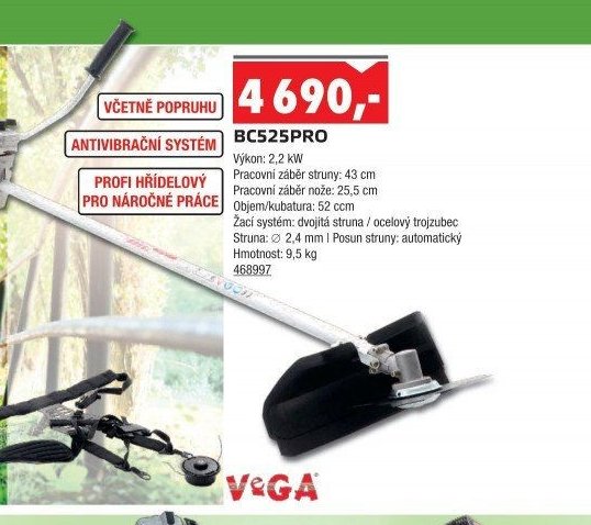 Vega BC525PRO - UNI HOBBY akcniletaky.com