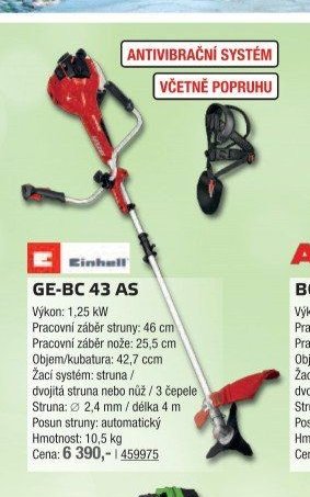 Einhell GE-BC 43 AS - UNI HOBBY akcniletaky.com