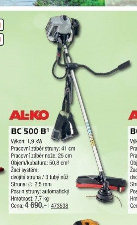 AL-KO BC 500 B1 - UNI HOBBY akcniletaky.com