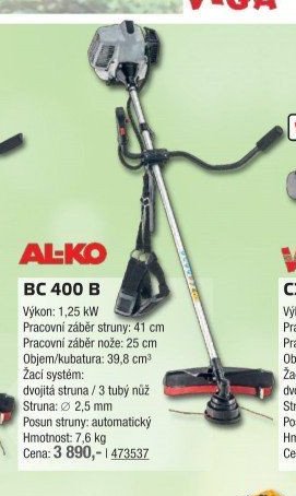 AL-KO BC 400 B - UNI HOBBY akcniletaky.com