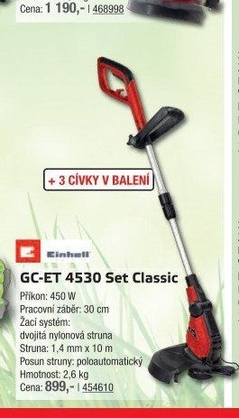 Einhell GC-ET 4530 Set Classic - UNI HOBBY akcniletaky.com
