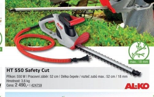 AL-KO HT 550 Safety Cut - UNI HOBBY akcniletaky.com