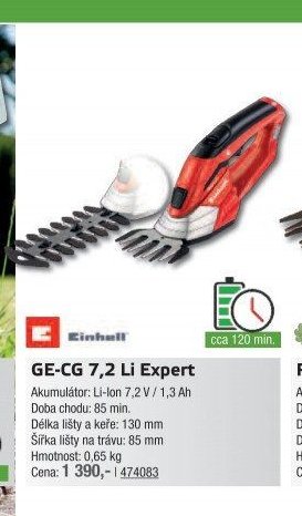 Einhell GE-CG 7,2 Li Expert - UNI HOBBY akcniletaky.com