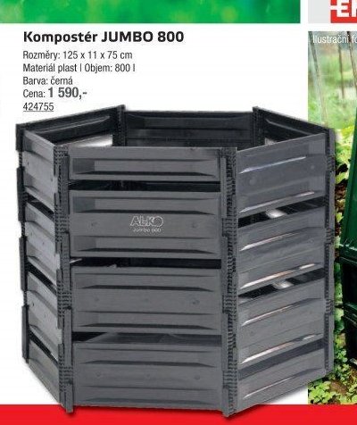 Kompostér JUMBO 800 - UNI HOBBY akcniletaky.com