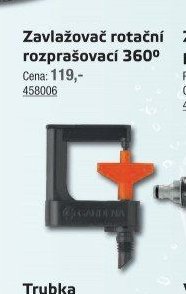 Zavlažovač rotační rozprašovací 360° - UNI HOBBY akcniletaky.com
