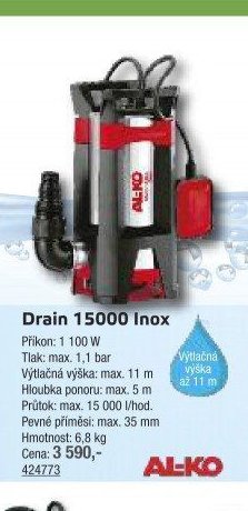 Drain 15000 Inox - UNI HOBBY akcniletaky.com