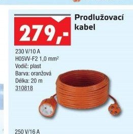 EMOS Prodlužovací kabel 20 m - UNI HOBBY akcniletaky.com