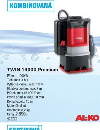 AL-KO TWIN 14000 Premium - UNI HOBBY akcniletaky.com