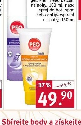 Peo gel, krém nebo balzám na nohy