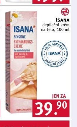 Isana depilační krém